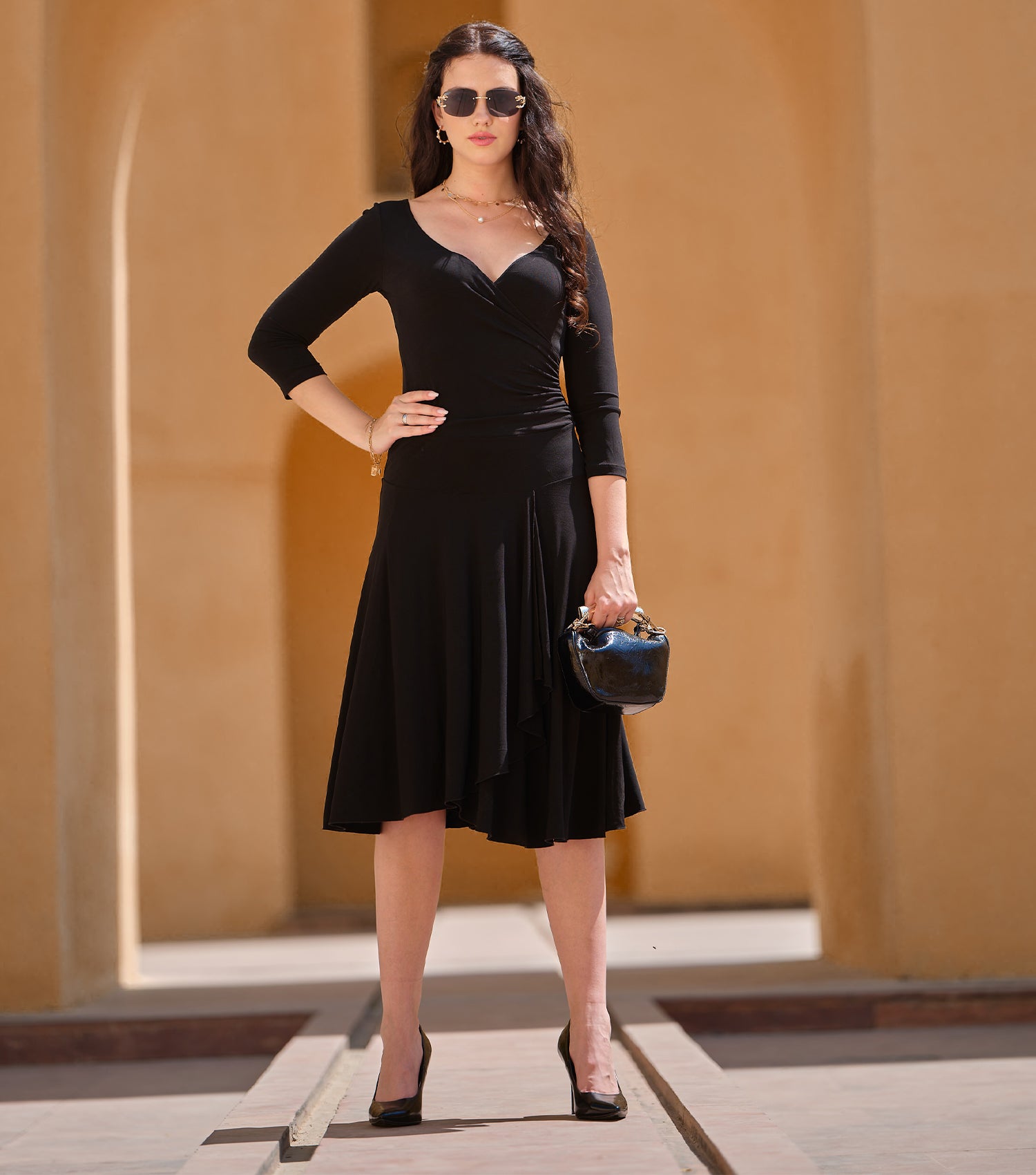 Buy Noir Grace Party Western Dress | 3 Bison Buy Noir Grace Party Western Dress | 3 Bison