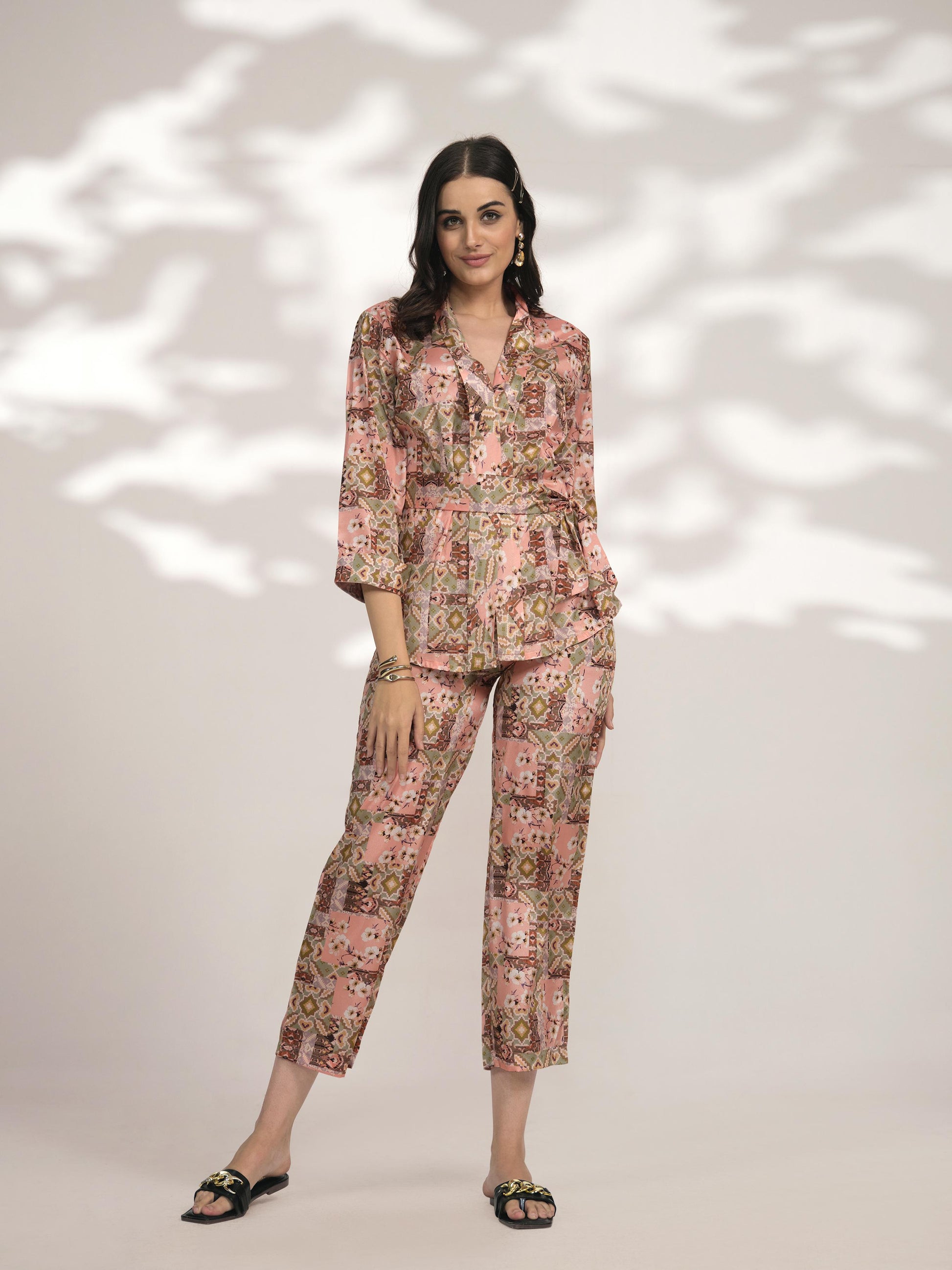 Trendy Printed Co-ord | 3 bison