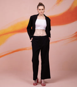 Monochrome Reigning Boss Blazer Style 3 Piece | 3 bison