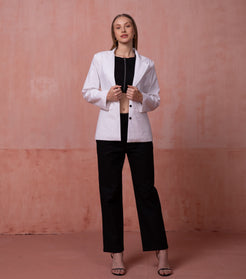 Monochrome Maven Blazer Style 3 Piece | 3 bison