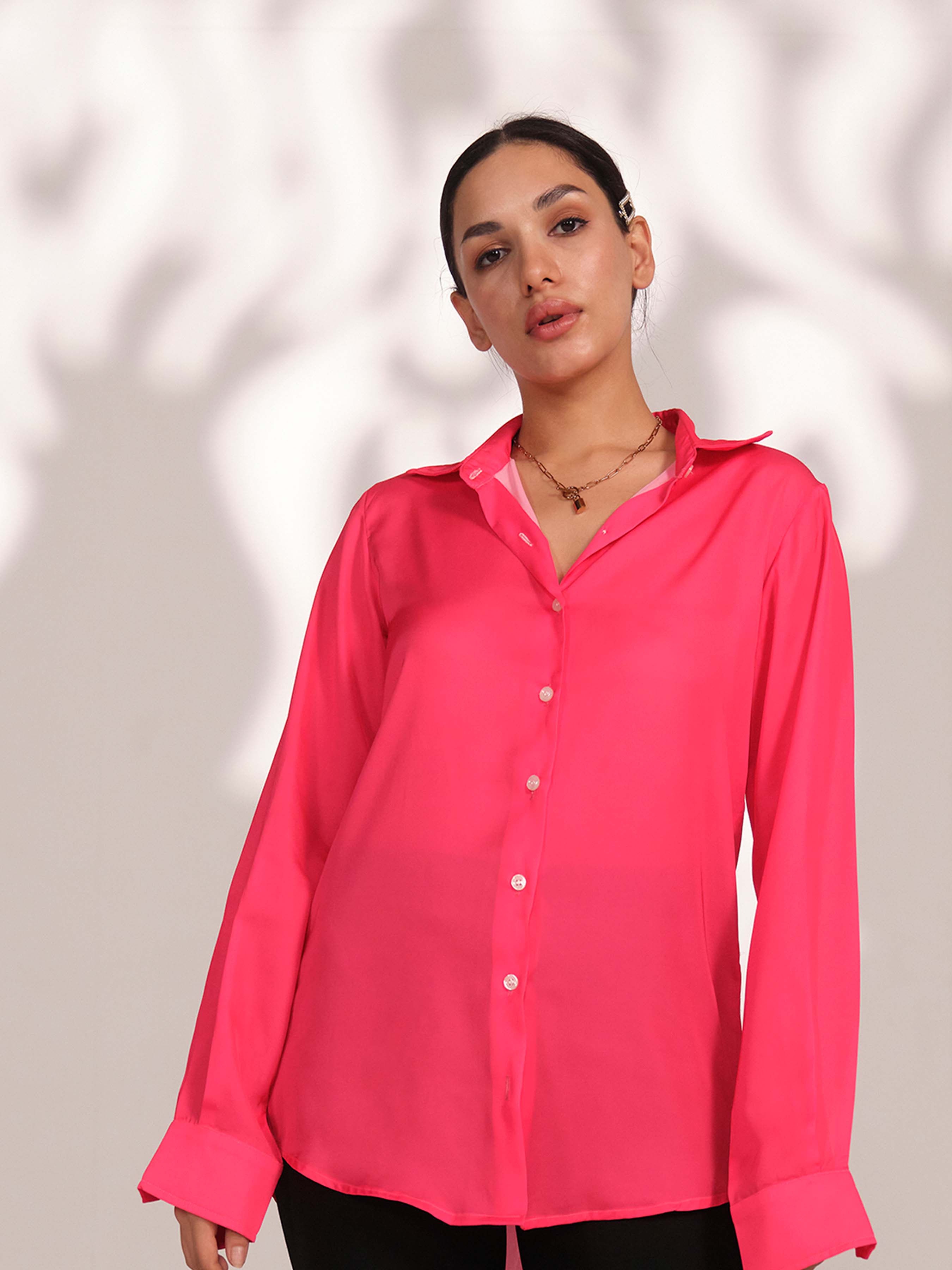 Sheer Relaxed Shirt | 3 bison