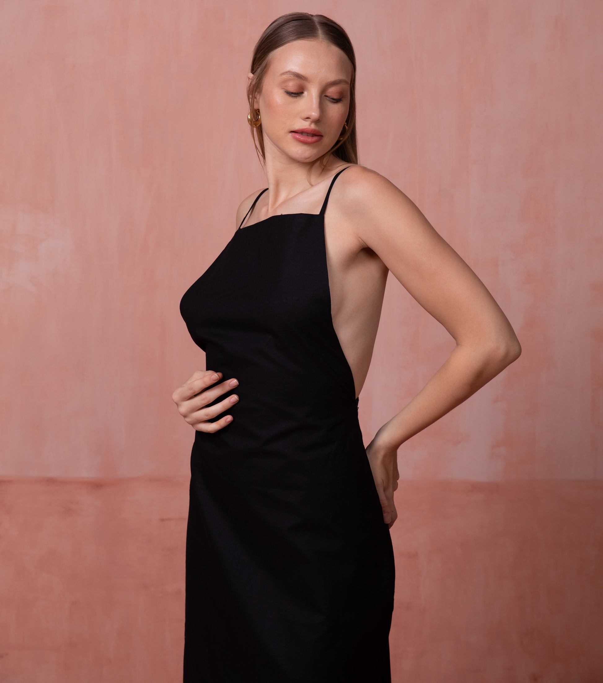 Buy Black Backless Western Dress | 3 Bison Buy Black Backless Western Dress | 3 Bison