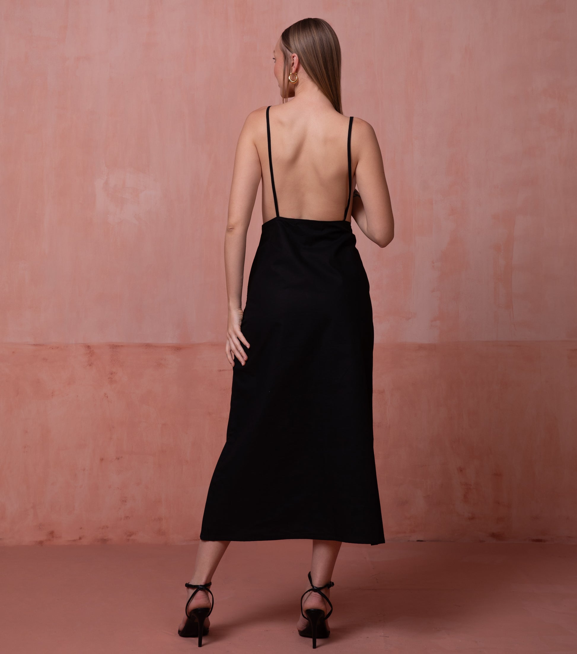 Buy Black Backless Western Dress | 3 Bison Buy Black Backless Western Dress | 3 Bison
