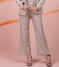 Beige Formal Pant for Women 3