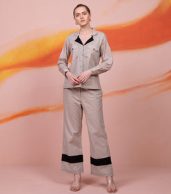 Beige Classic Comfort Trouser 2