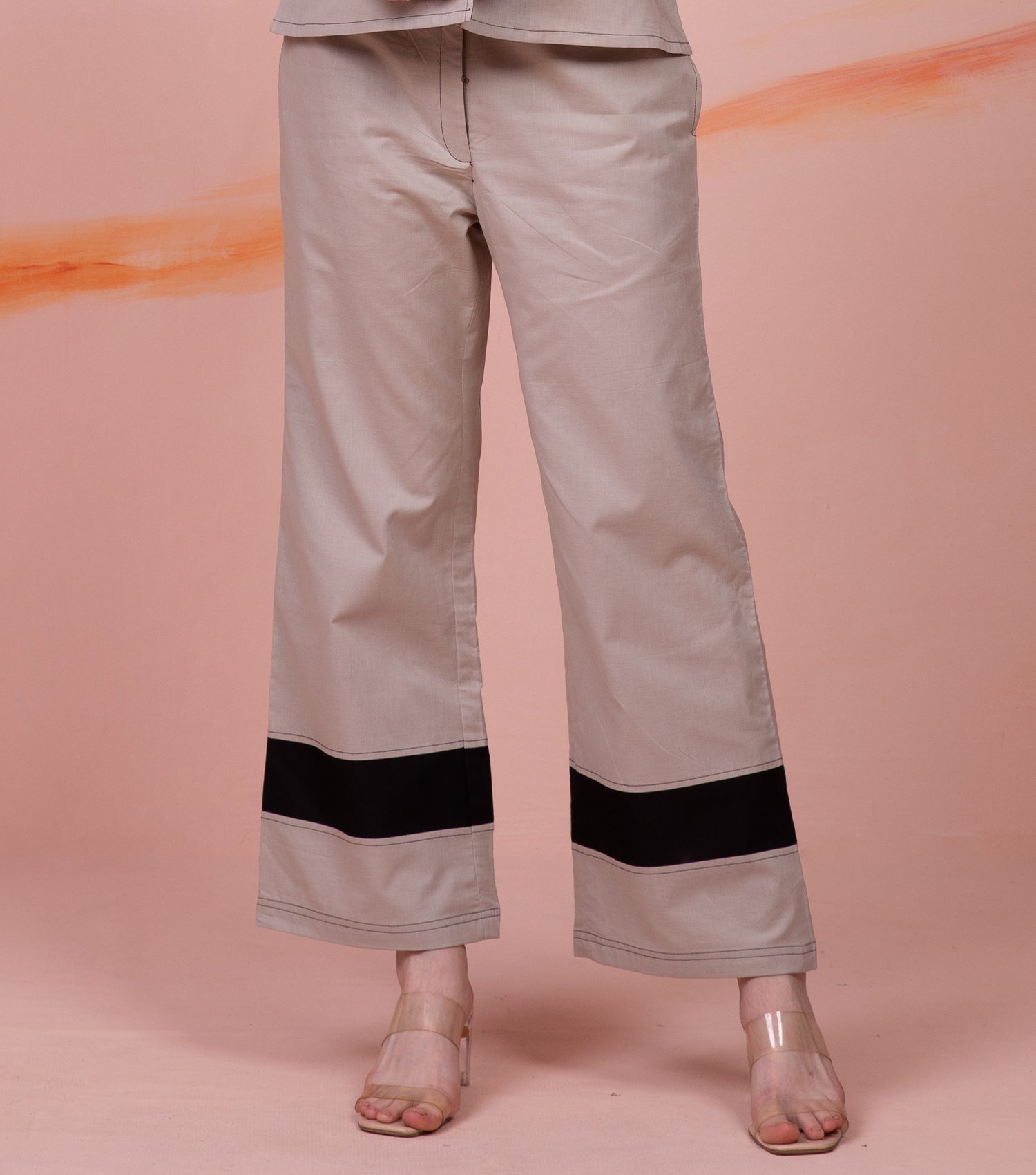 Beige Classic Comfort Trouser 3