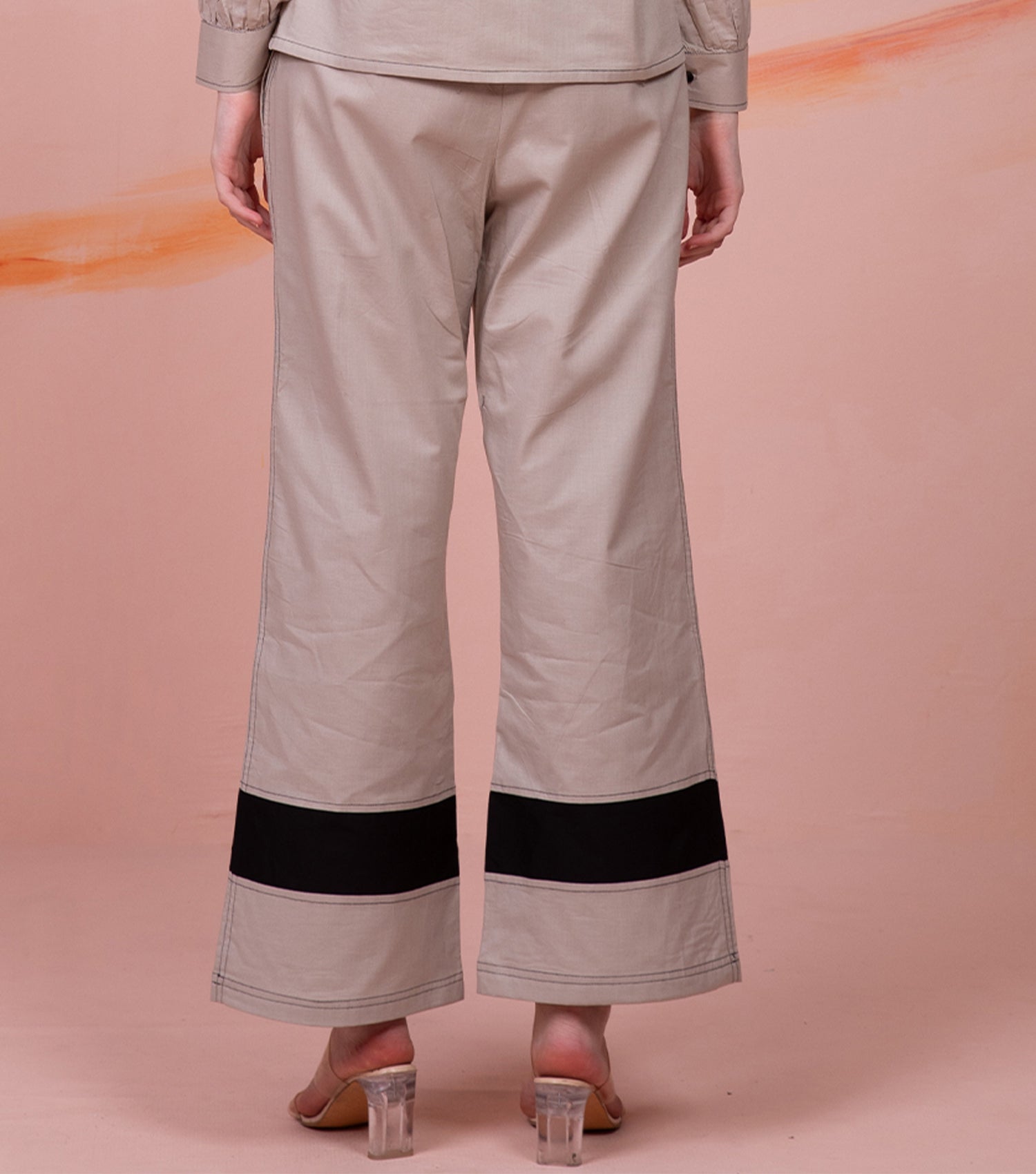 Beige Classic Comfort Trouser 5