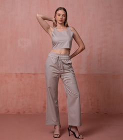 Beige Comfy Trouser 2