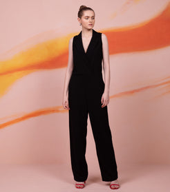 Black Office Jumpsuit 1