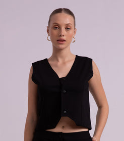 Black Office Shirt for women 3