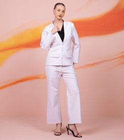 Bossy White Formal Pant for Women 1