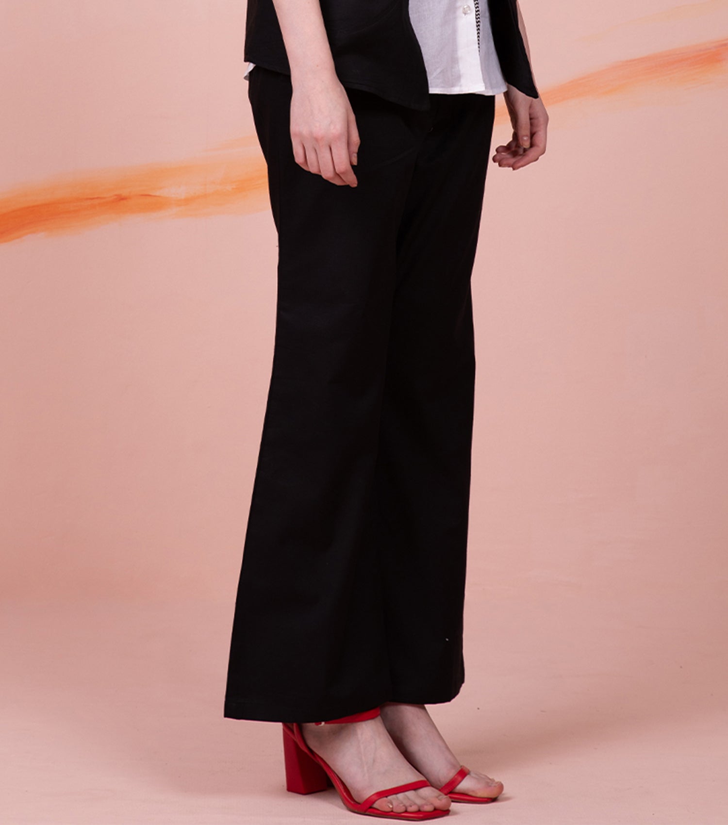 Classic Black Parallel Pant for Women 3