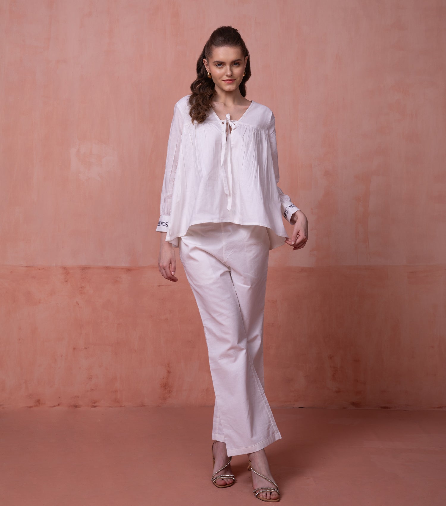  Classic Comfy White Trouser 2