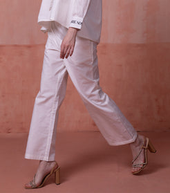  Classic Comfy White Trouser 5