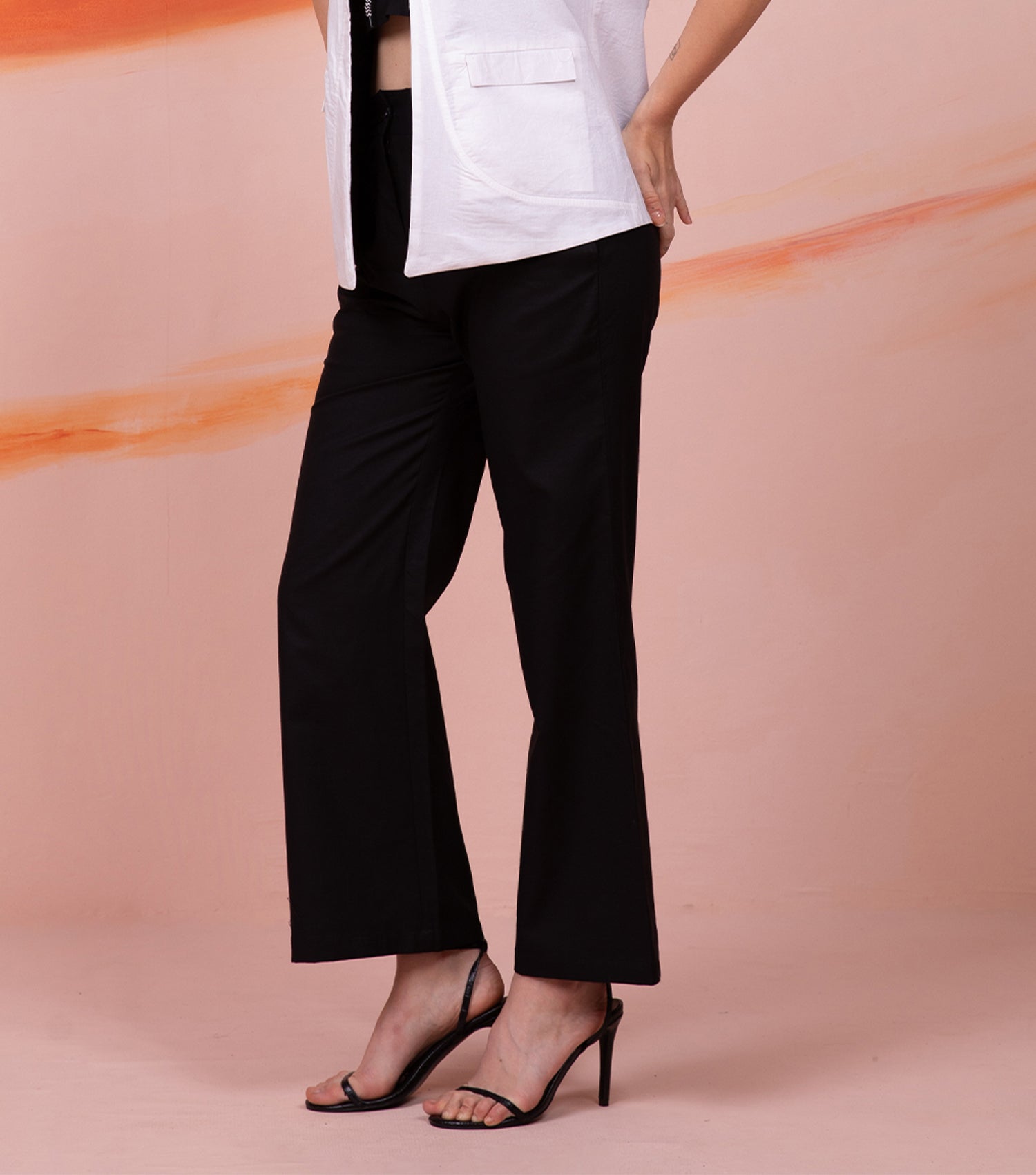 Comfy Black Formal Pant for Women 4