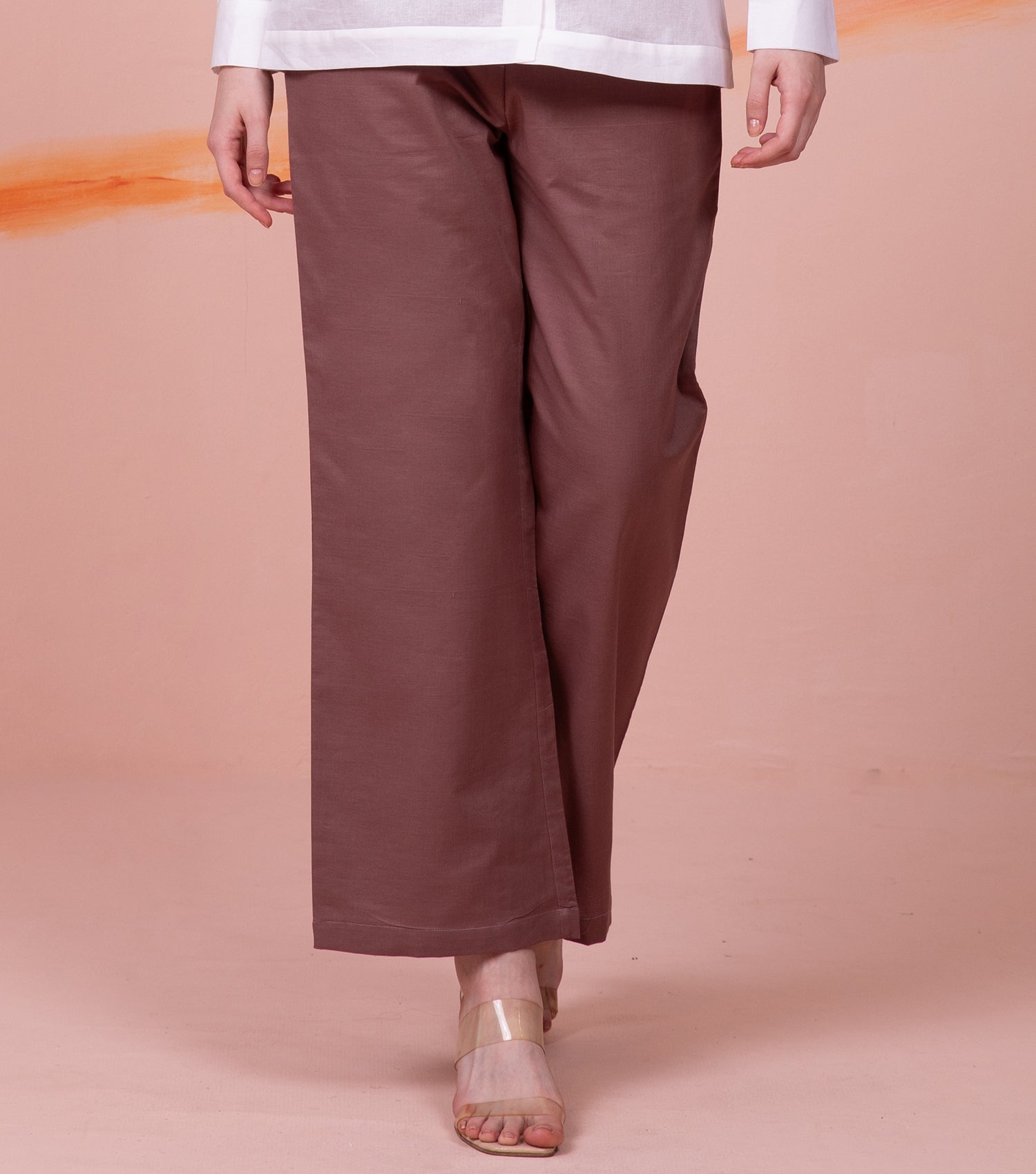 Comfy Brown Formal Pant for Women 3