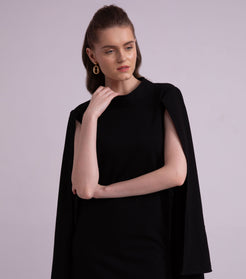 Black Mini Western Dress for Ladies 3