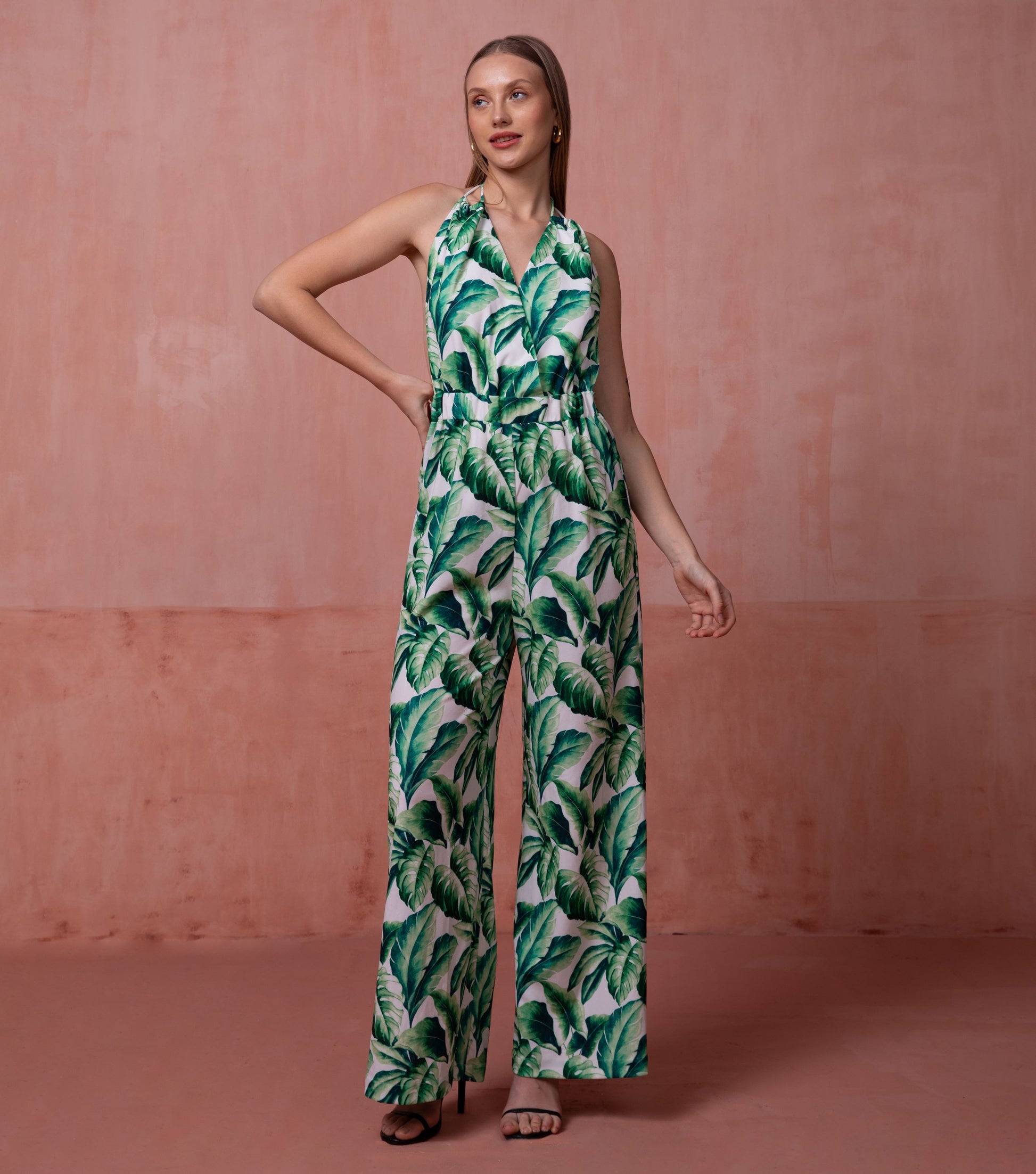 Emerald Floral Jumpsuit 2