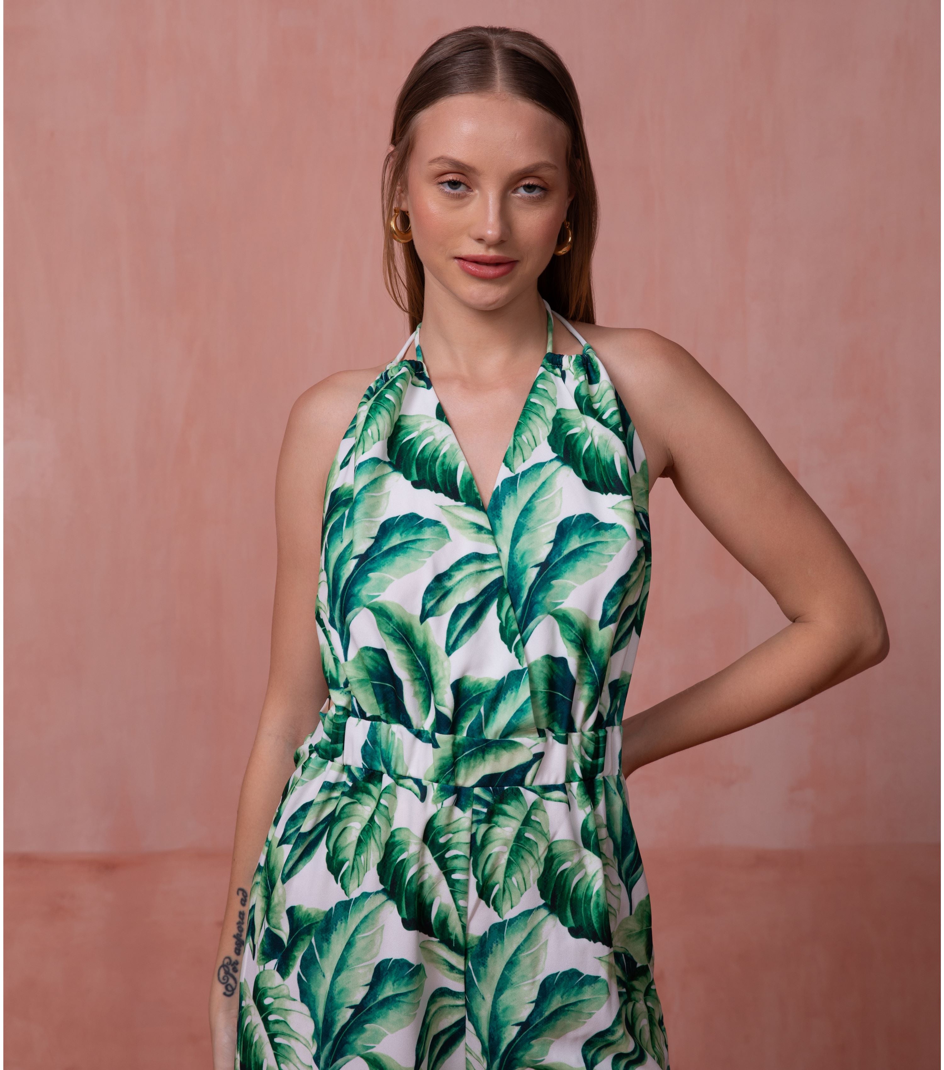 Emerald Floral Jumpsuit 3