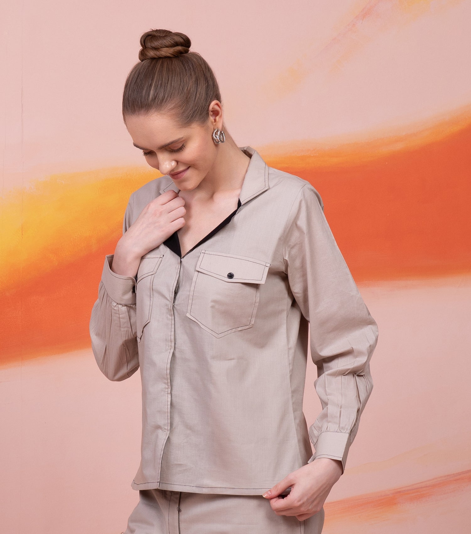 Neutral Classic Comfort Shirt for women 4