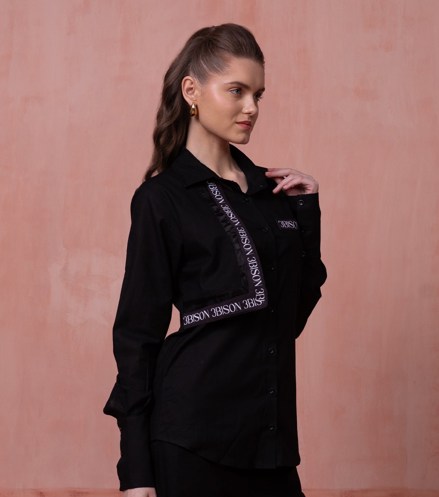 Noir Modern Shirt for women 4