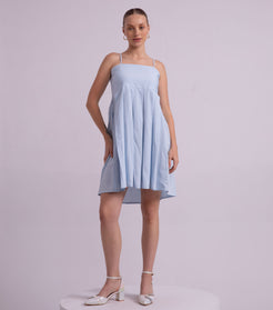 Light Blue Party Western Dress for Ladies 1