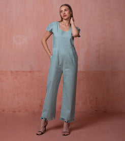 Tranquil Teal Jumpsuit 2