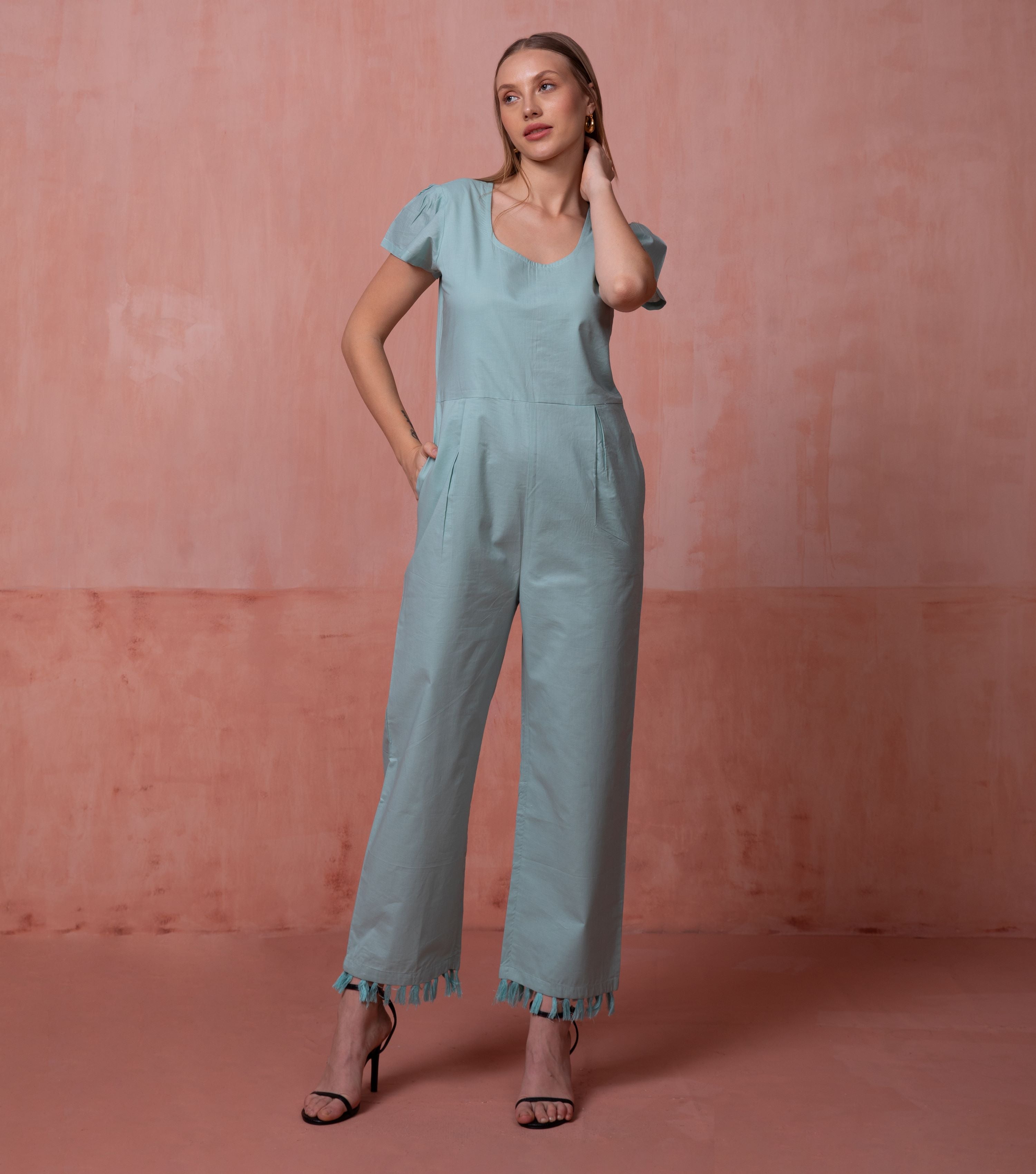 Tranquil Teal Jumpsuit 2