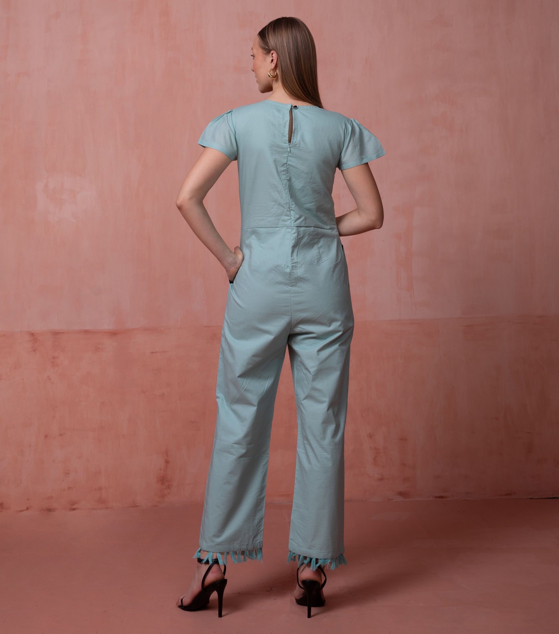 Tranquil Teal Jumpsuit 5