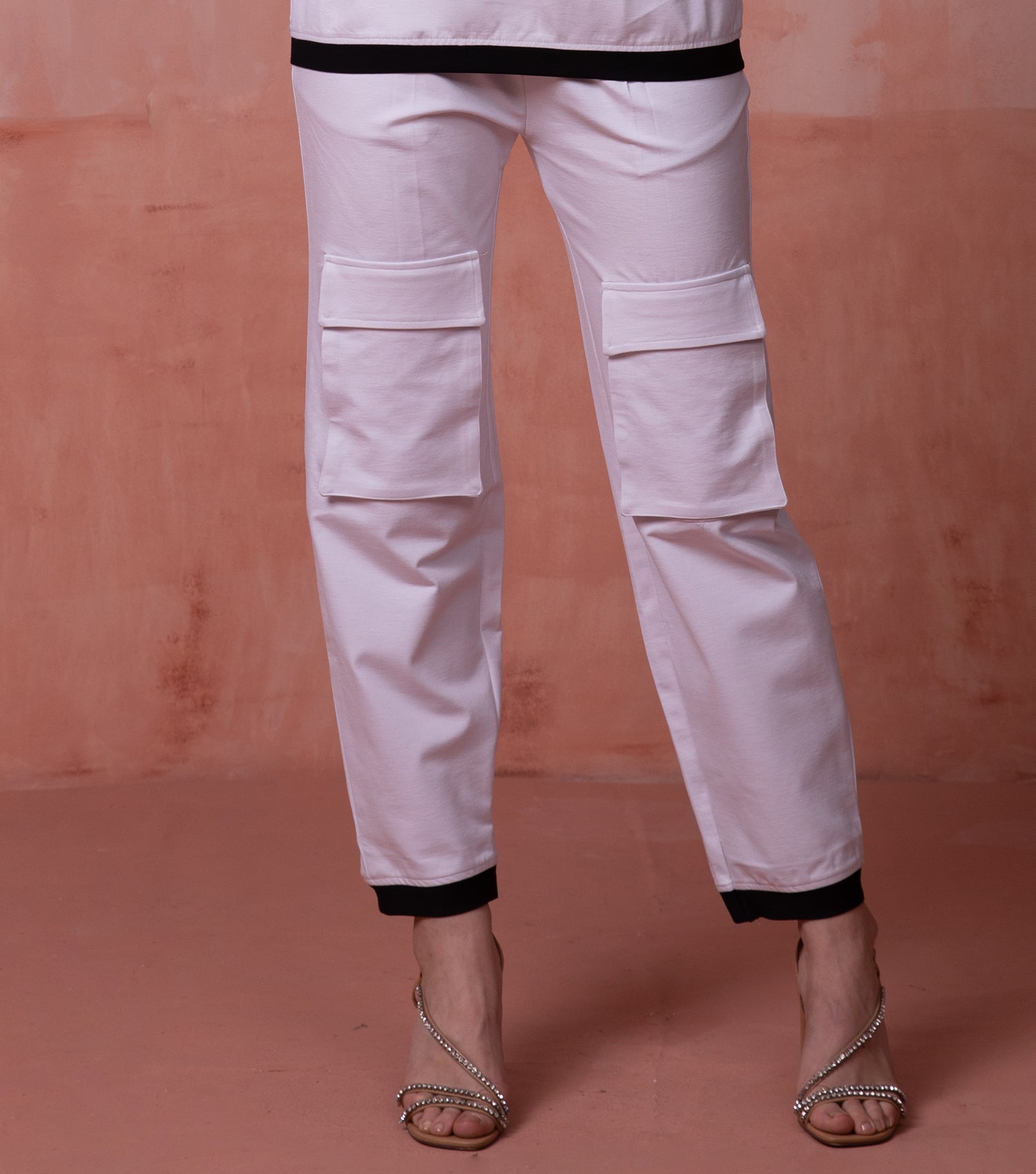 White Cargo Pant for Women 2