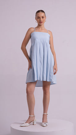 Light Blue Party Western Dress for Ladies 5