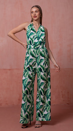 Emerald Floral Jumpsuit 6